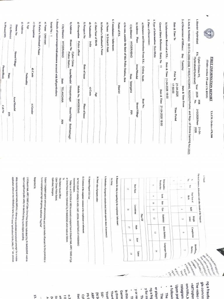Adobe Scan 27 Apr 2026 | PDF | Law Enforcement | Crime & Violence