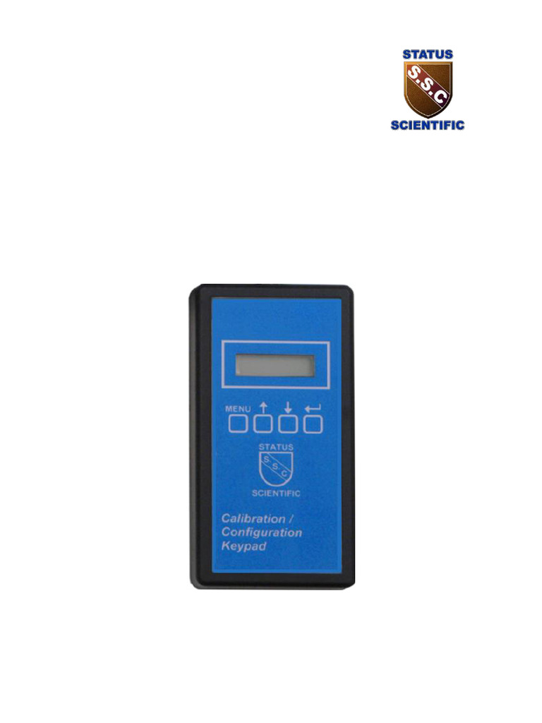 Calibration Configuration Keypad Manual (1) | PDF | Sensor | Measuring ...