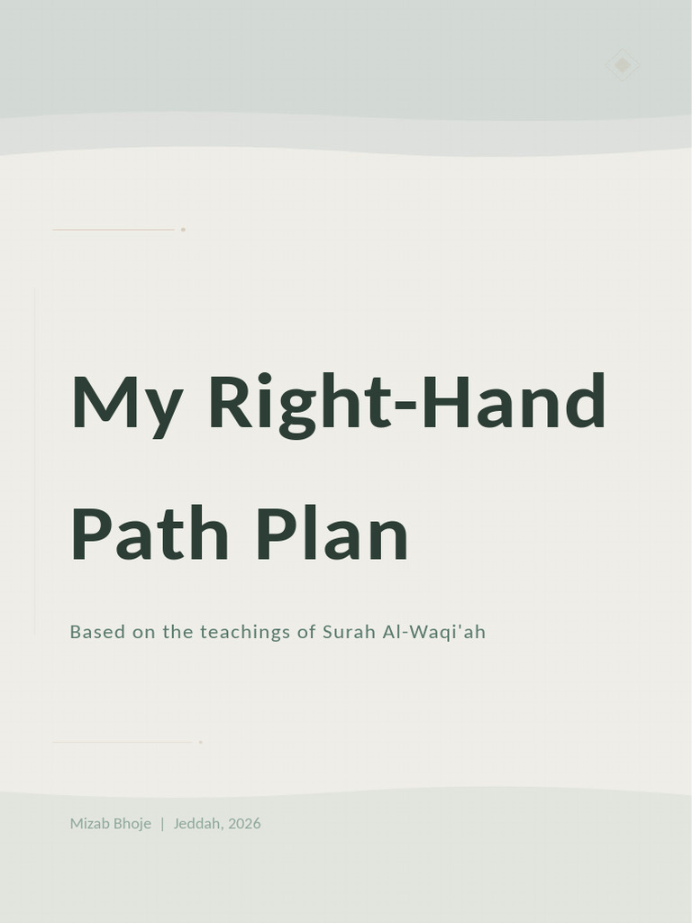 Right_Hand_Path_Plan | PDF | Semitic Words And Phrases | Abrahamic ...