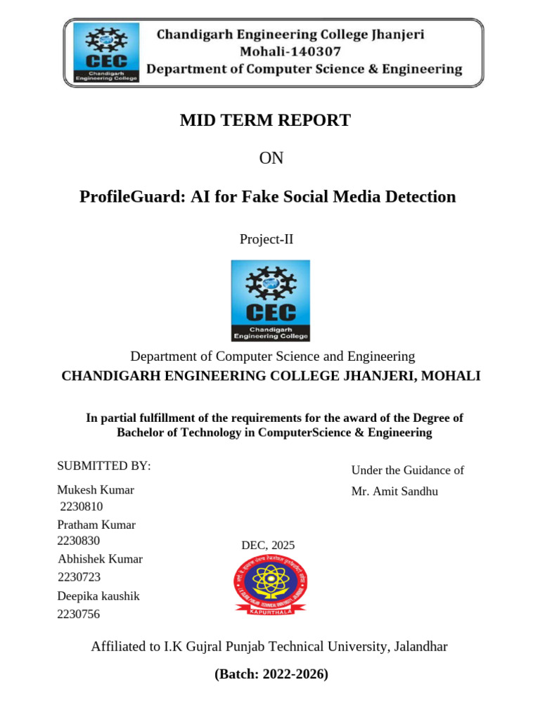 Mid Term Report | PDF