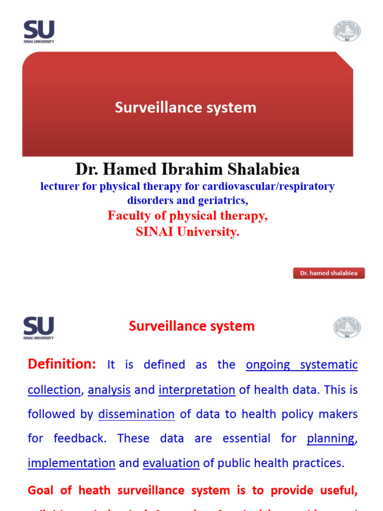 Surveillance System | PDF | Sensitivity And Specificity | Screening ...
