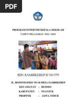 Contoh Program Supervisi Kepala Sekolah