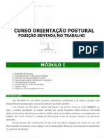 Cartilha - Curso - Orientacao Postural - Posicao Sentada - Modulo I - Word