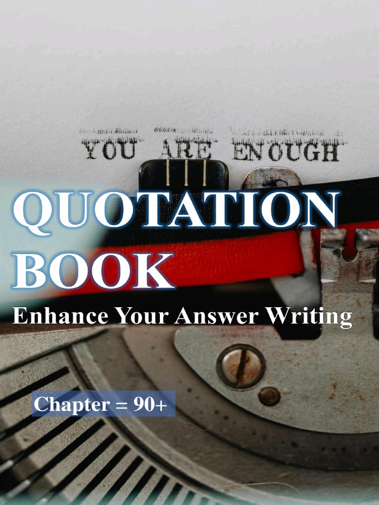 Quotation Book | PDF