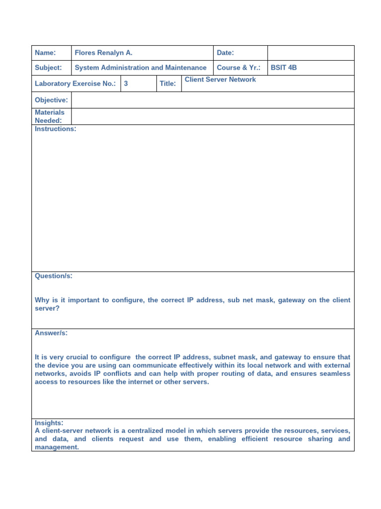 Laboratory Sheet New-3 | PDF