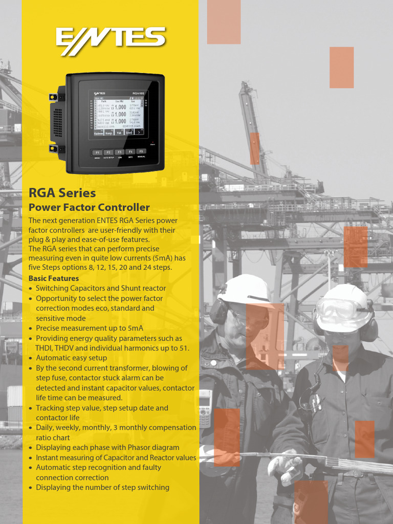 ENTES | RGA SERIES - 3 CT | RGA_ENG | PDF | Capacitor | Electric Power