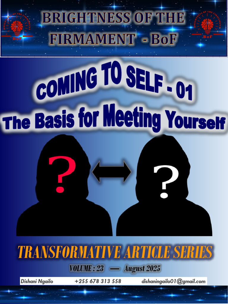 COMING to SELF - 01 (the Basis for Meeting Yourself) | PDF | Jesus ...