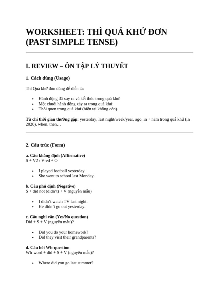 Worksheet | PDF