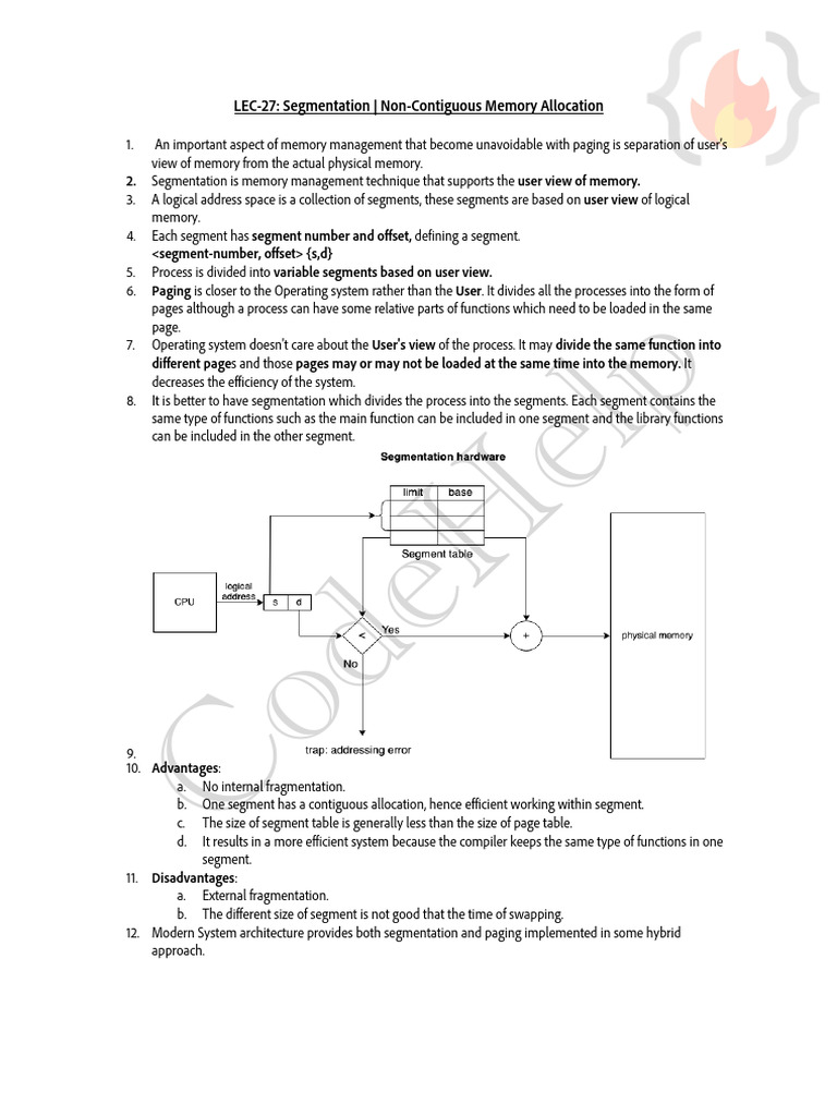 Lec 27 Notes | PDF