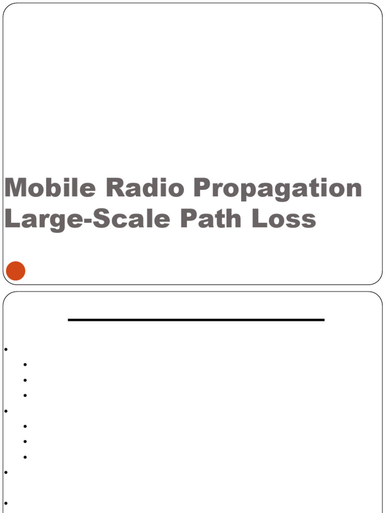 Mobile Radio Propagation-Unit2 | PDF | Radio Propagation | Diffraction