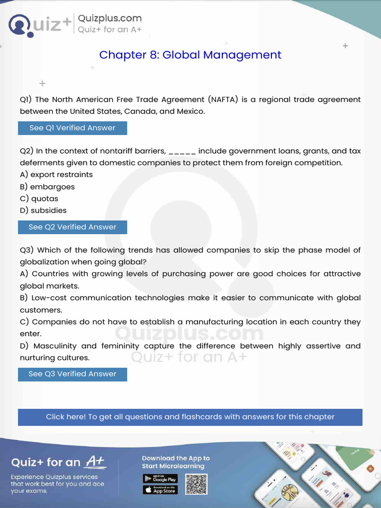 The North American Free Trade Agreement Nafta is a Regional Trade ...