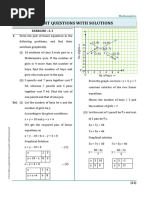 Class 10 NCERT Maths 3.1 Solutions | PDF | Equations | System Of Linear ...