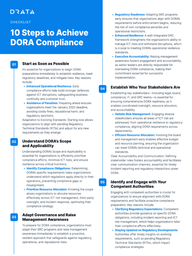 10 Steps to Achieve | PDF | Regulatory Compliance | Risk Management