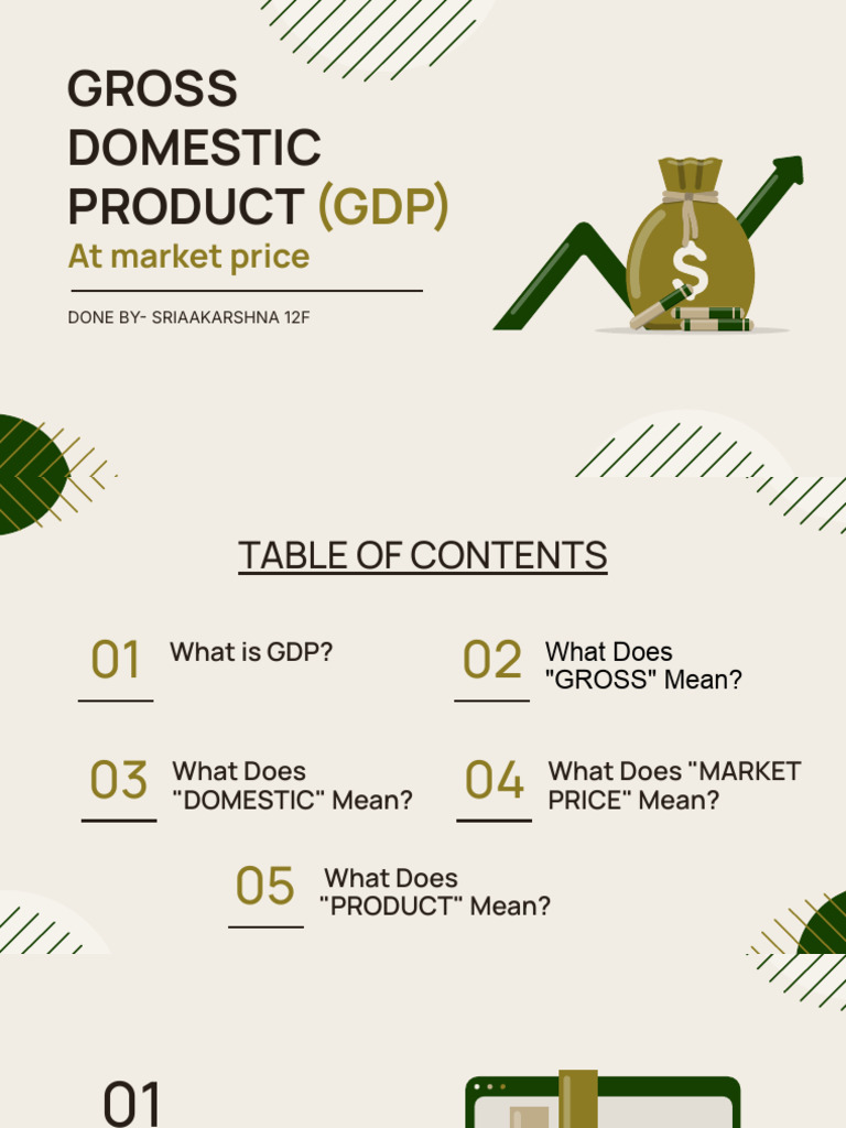 Gross Domestic Product (Gdp) (1) | PDF | Gross Domestic Product | Economics