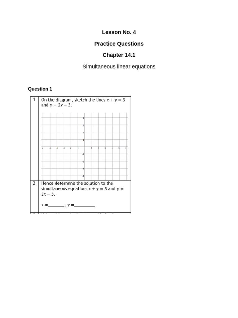 NamKhanh PracticeQns Lesson4 Chapter14.1 | PDF