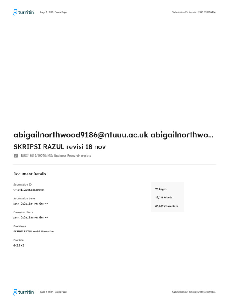 Skripsi Razul Revisi 18 Nov (1) | PDF | Computing | Software