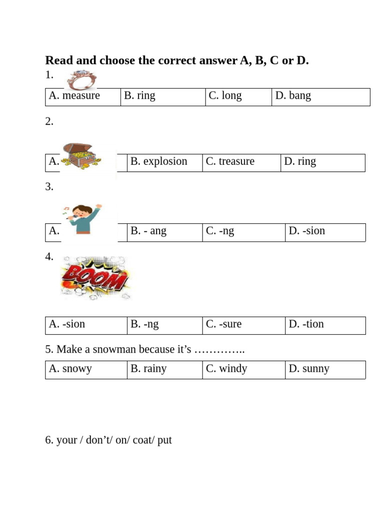 Grade 4- Review Unit 7 Lesson 4, 5, 6 | PDF