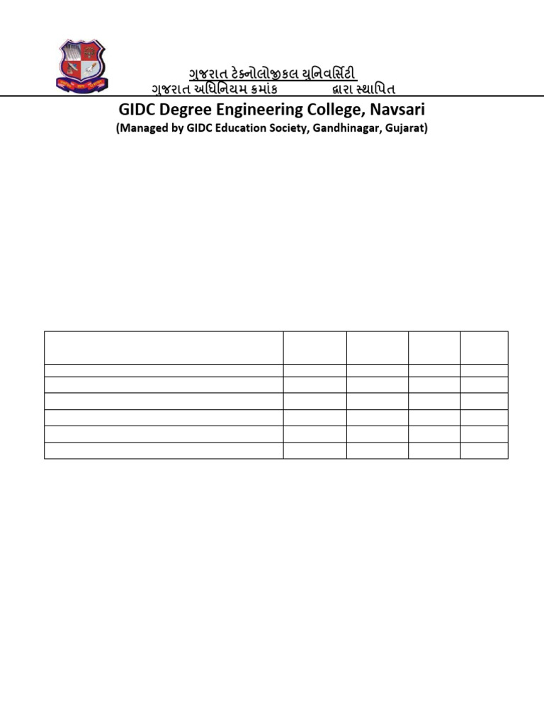 1. Annexure 2 Gdec Gtu | PDF