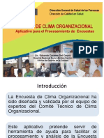 Aplicativo de Clima Organizacional (EDCO)