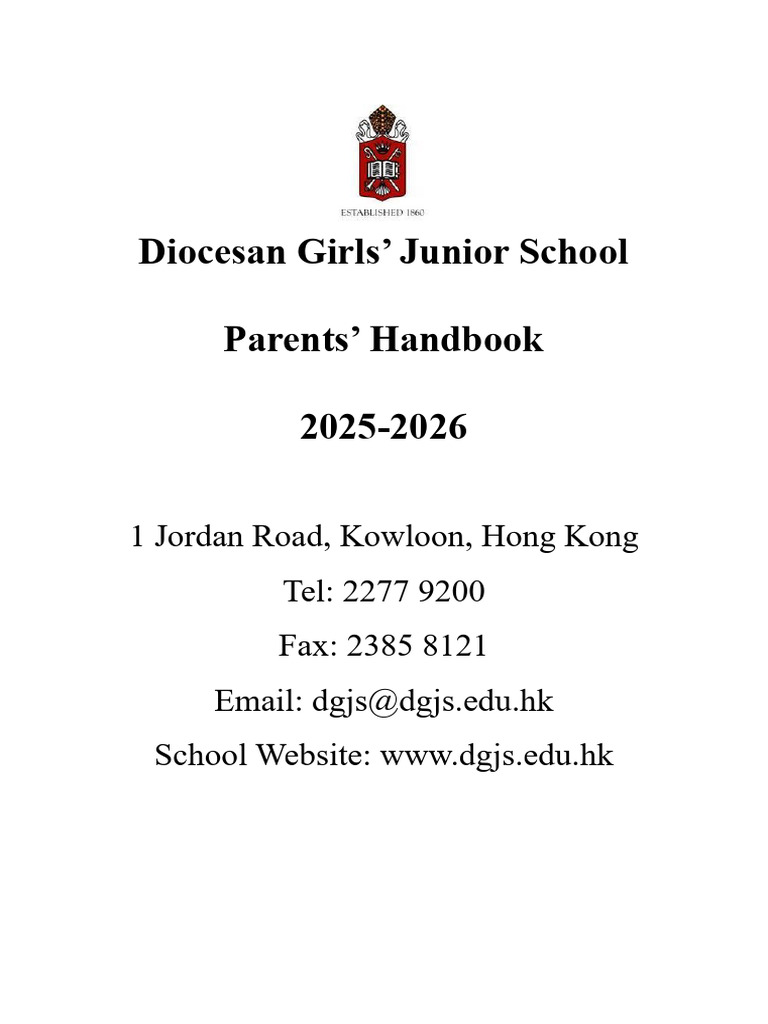 DGJS Parents' Handbook 2025-2026 | PDF | Payments | Computer File