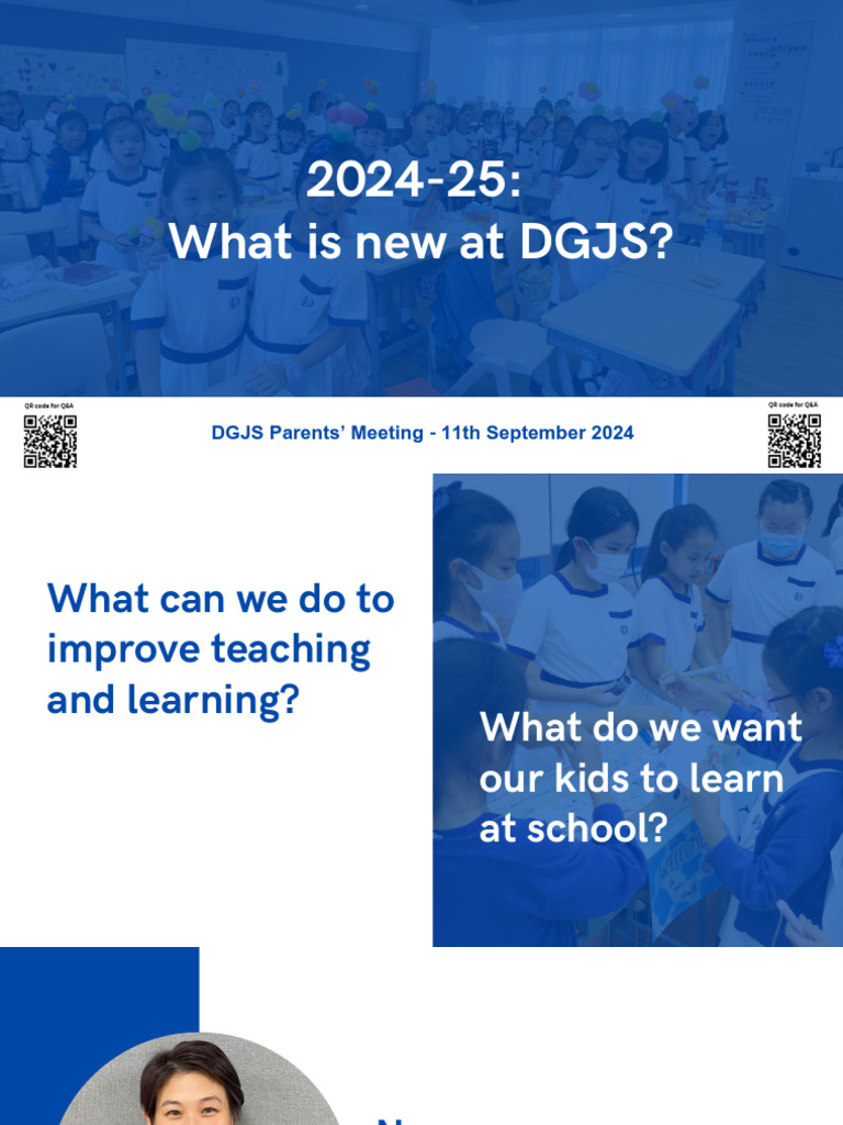 Parents Meeting 20240911 | PDF | Reading Comprehension | Educational ...