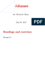 Volumes: Readings and Exercises