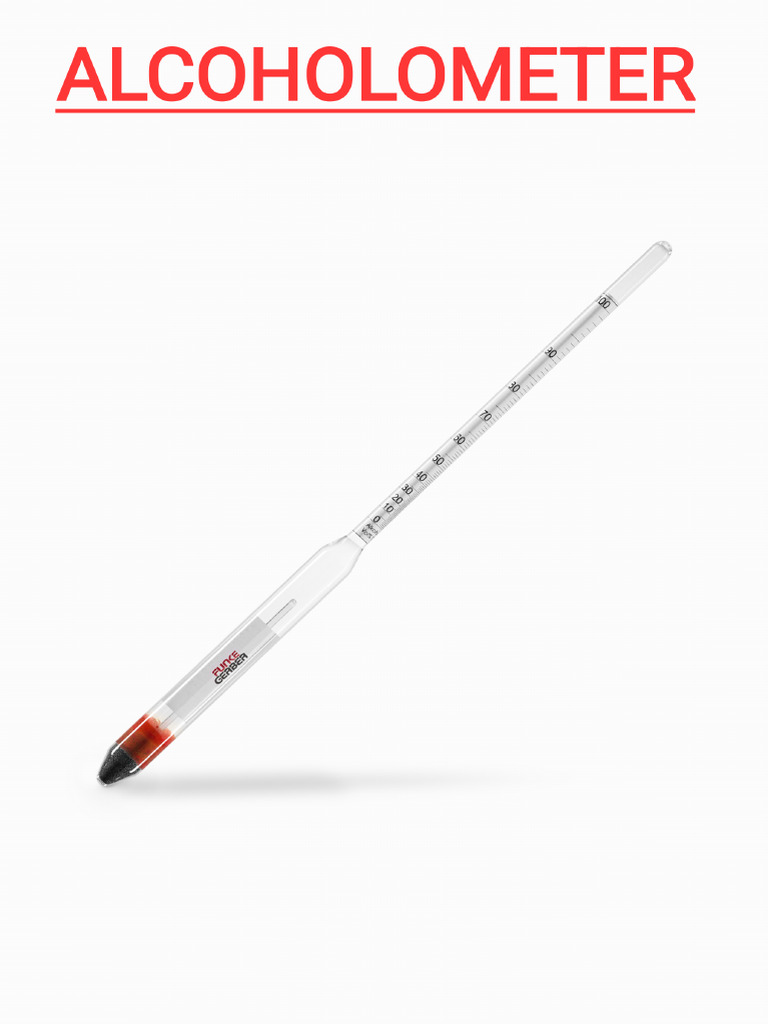 Alcohol Ometer | PDF