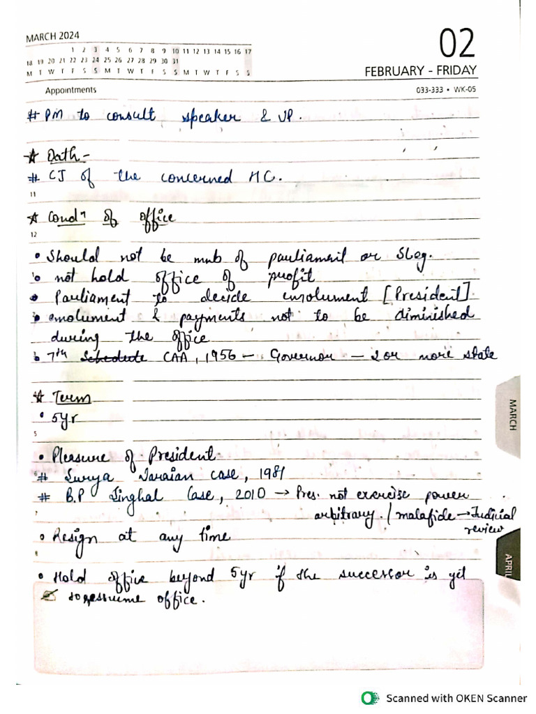 governor notes | PDF