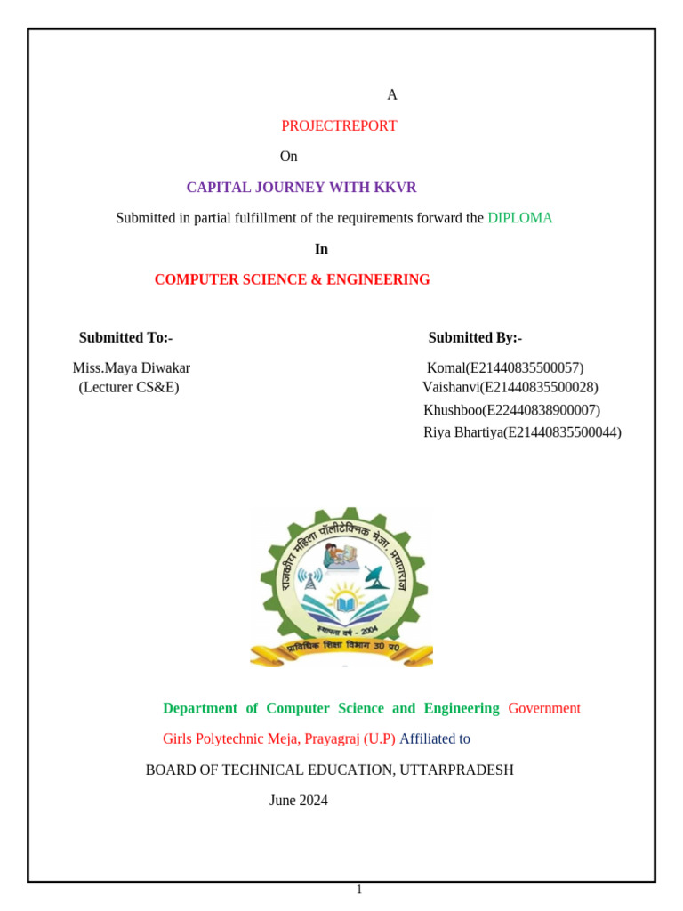 project front page | PDF | Computing