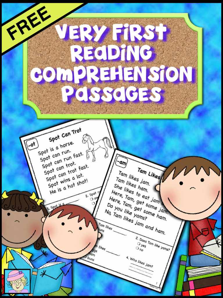 KG English Reading Comprehension Passages and Questions | PDF ...