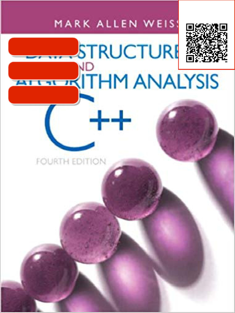 Data Structures Algorithm Analysis in C++ 4th Edition Ebook PDF ...