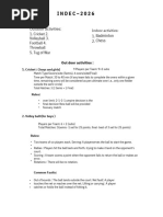 Tug of War Rules and Regulations | PDF