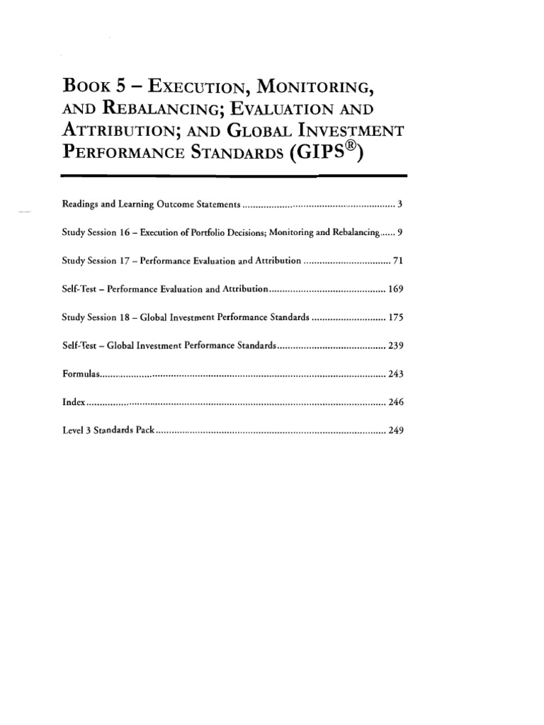 C5 6-CFA Level 3 Execution of Portfolio Decisions | PDF