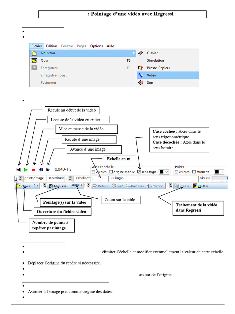 Notice Pointage Video Regressi | PDF