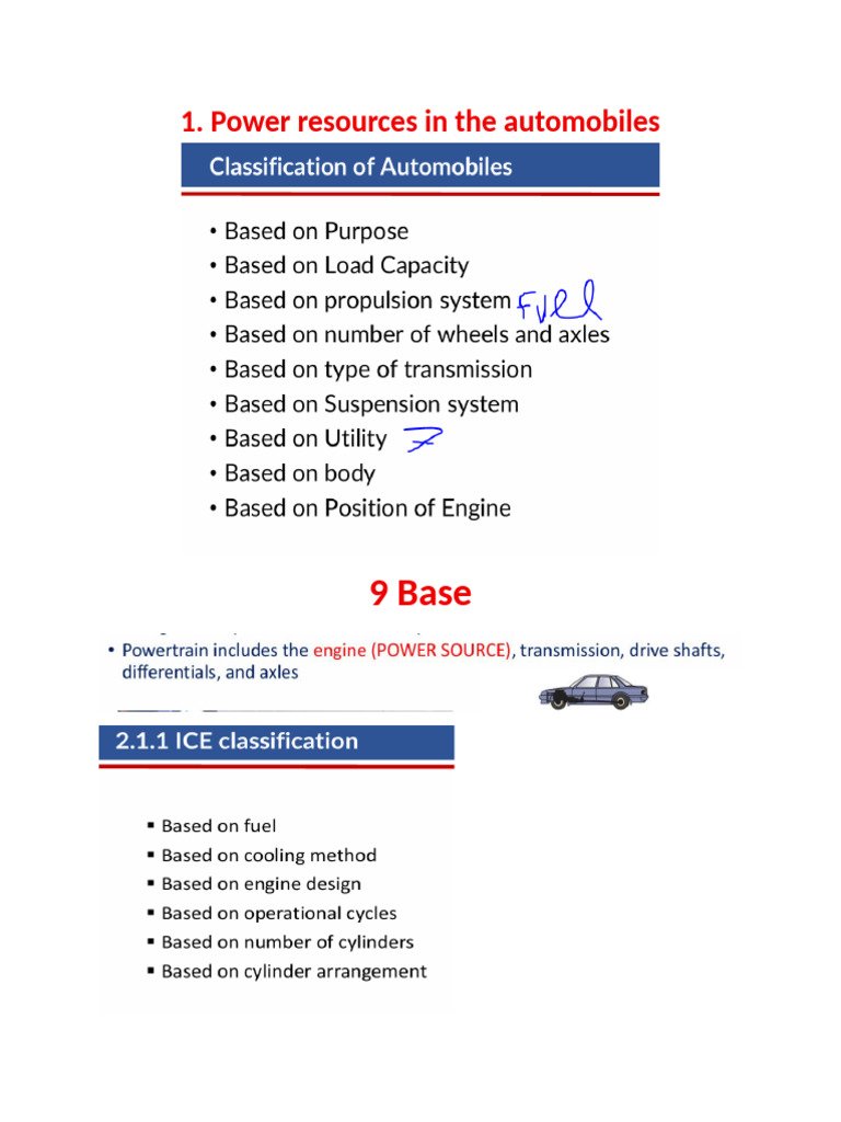 Intro to Automotive Final | PDF