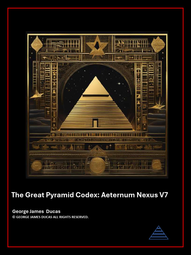 The Great Pyramid Codex Aeternum Nexus V | PDF | Divinity | Geometry