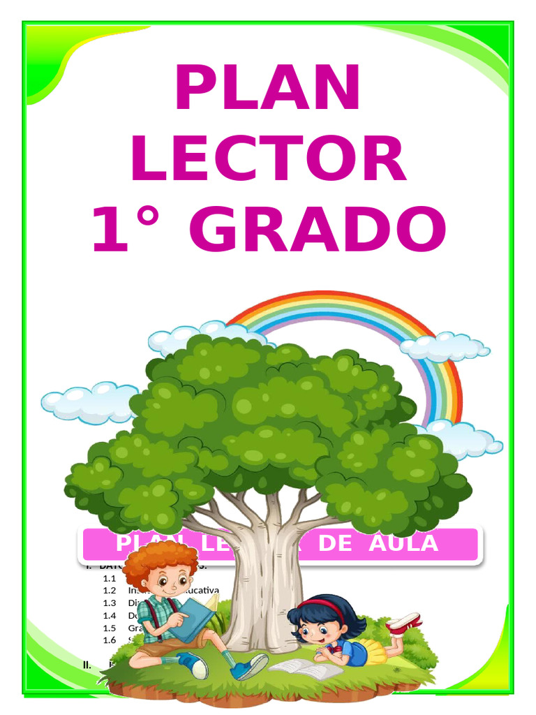 PLAN LECTOR 1° - 2026 | PDF | Salón de clases | Educación primaria