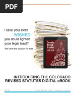 Download Colorado Revised Statutes Now an eBook  by cleincolorado SN103489939 doc pdf
