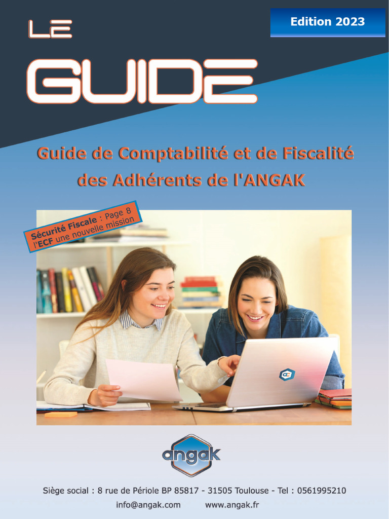 ANGAK - GUIDE de COMPTABILITE 2023 | PDF | Impôt sur le revenu | Impôts