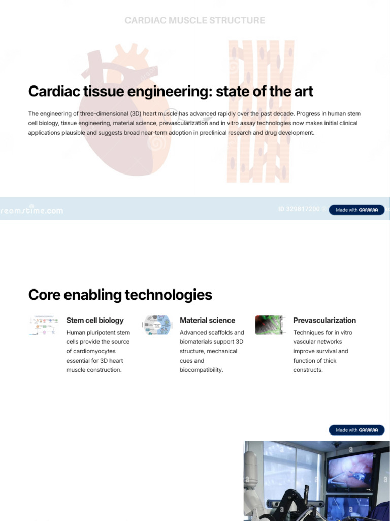 Cardiac Tissue Engineering State of the Art | PDF | Tissue Engineering ...