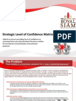 Strategic Level of Confidence: Valuation Methodology For Growing Businesses