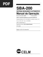 Celm - SBA200 User Manual