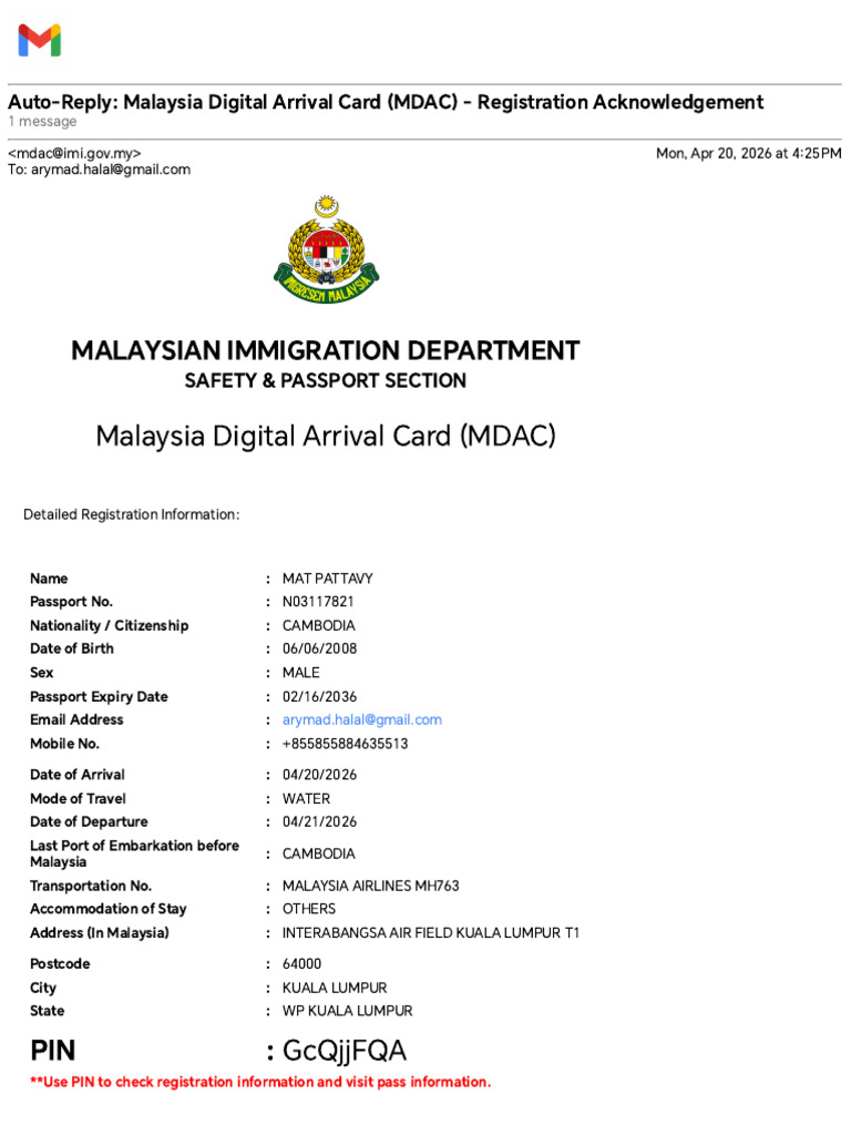 Gmail - Auto-Reply - Malaysia Digital Arrival Card (MDAC ...
