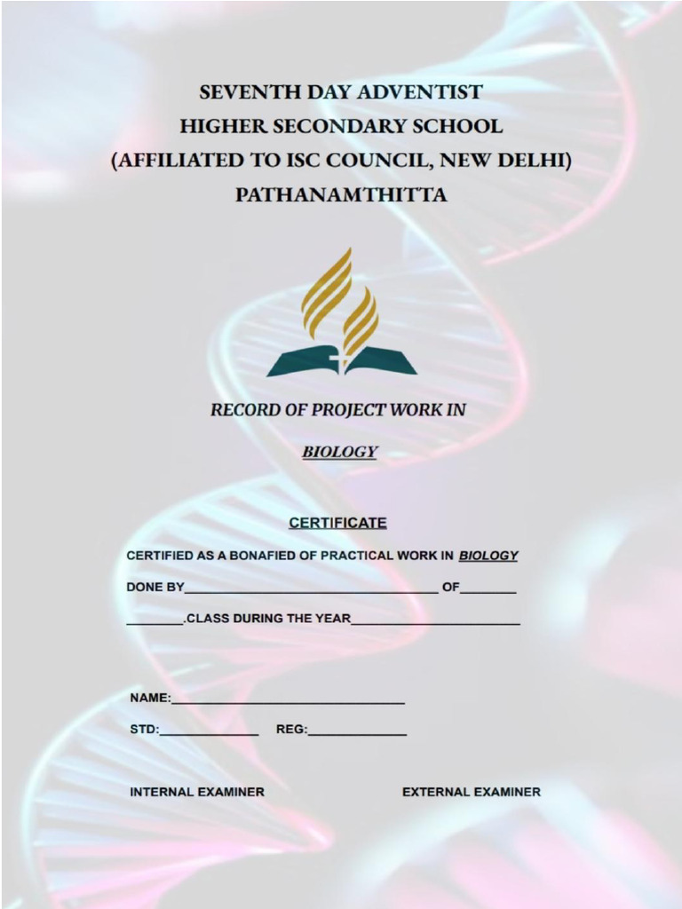 Bio Front Page | PDF