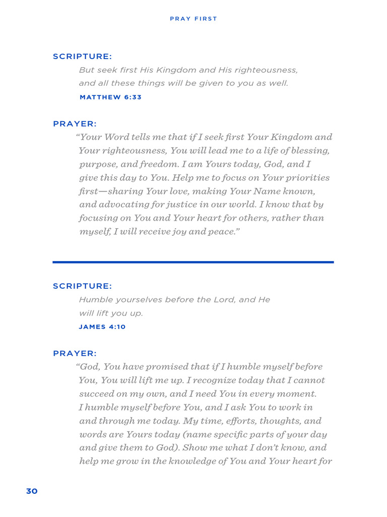 Praying Scripture Pages 5 | PDF