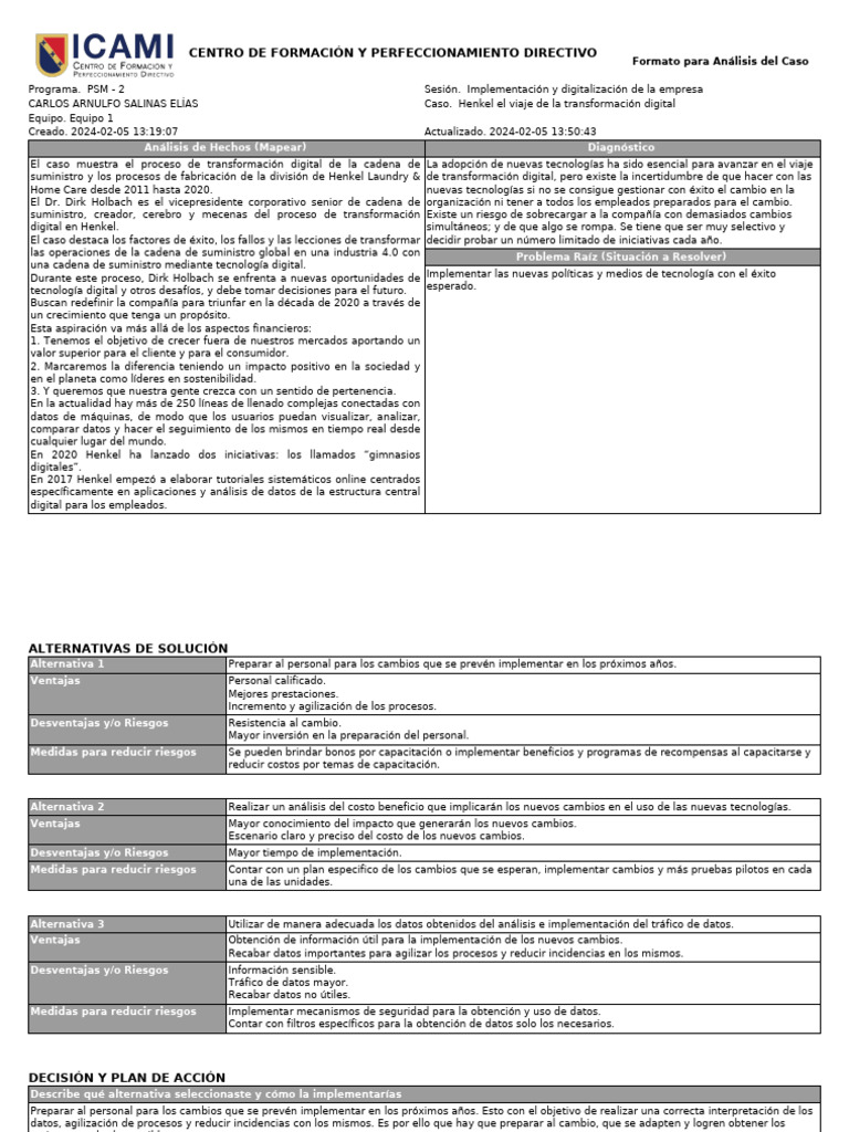 Henkel El Viaje de La Transformacin Digital 20240205 135047 | PDF ...