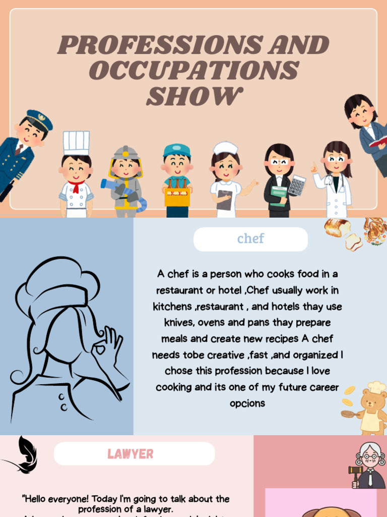 Professions and Occupations Show | PDF