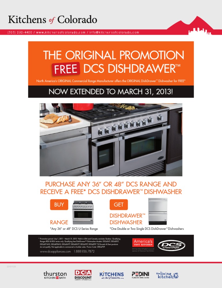 The Original Dcs Promotion Free Dcs Dishdrawer