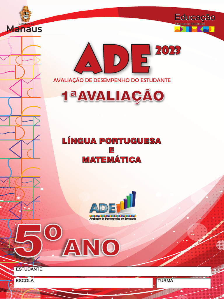 I Ade 2023-5º Ano | PDF