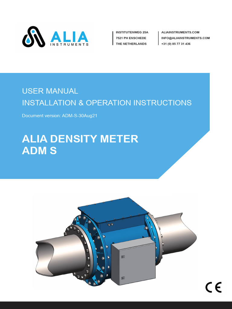Alia ADM Short General User Manual 30Aug21 Web | PDF | Density | Computing